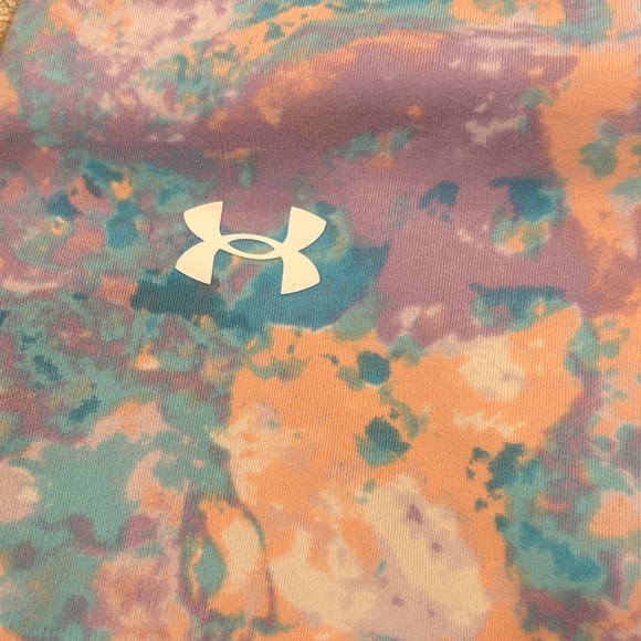 Under Armour Kids Leggings - Pink and Blue Swirl - Picture 3 of 5